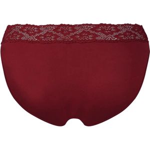 Kanten - Dames Heupslip - Zwart - Midi Kanten Onderbroek