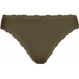 Nina von C 3-pack dames Jazzpant - Kant - Roze