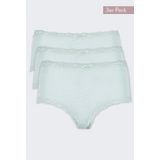 Nina von C - Dames Tailleslip - Kant - 3-pack - Vrolijke Kleuren - Modal