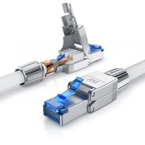 Primewire - Patchkabel cat 8 - Gigabit Ethernet lan Kabel - 40 Gbit/s - s/ftp pimf Schirmung - Netzwerkkabel - 10m
