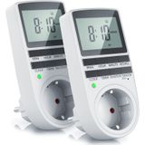 Bearware - 2x Zeitschaltuhr LCD-Display / 3680W / 10 konfigurierbare Programme
