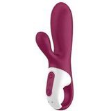 Satisfyer HOT BUNNY CONNECT APP vibrator met clitorsstimulator Violet 17,3 cm
