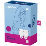 Satisfyer - Feel Confident Menstruatie Cup Set Transparant