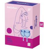 Satisfyer Feel Good - Menstruatie Cup Set (blauw) - 2 stks.