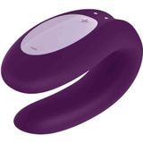 Satisfyer Double Joy Couples Vibrator- Purple