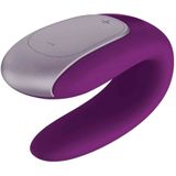 Satisfyer Double FUN koppelvibrator Purple 9,2 cm