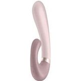 Satisfyer HEAT WAVE vibrator met clitorsstimulator Mauve 19,8 cm