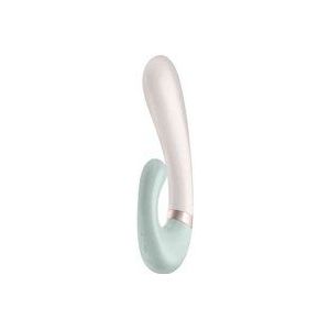 Satisfyer - Heat Wave Verwarmde Rabbit Vibrator - mintgroen