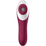 Satisfyer, drukgolfvibrator en vibrator, Dual Crush, 2:1 vibrator + drukgolfspeelgoed, 2 motoren, aan beide zijden te gebruiken