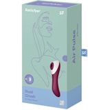 Satisfyer, drukgolfvibrator en vibrator, Dual Crush, 2:1 vibrator + drukgolfspeelgoed, 2 motoren, aan beide zijden te gebruiken