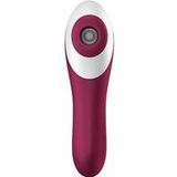 Satisfyer, drukgolfvibrator en vibrator, Dual Crush, 2:1 vibrator + drukgolfspeelgoed, 2 motoren, aan beide zijden te gebruiken