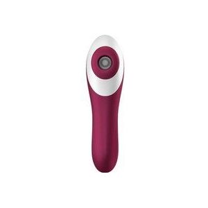 Satisfyer, drukgolfvibrator en vibrator, Dual Crush, 2:1 vibrator + drukgolfspeelgoed, 2 motoren, aan beide zijden te gebruiken