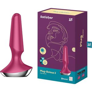 Satisfyer Plug-ilicious 2 Vibrerende Buttplug Rood