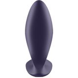 Satisfyer, Vibrator; anale vibrator, power plug, 9 cm, lichaamsvriendelijke siliconen, waterdicht (IPX7), app-gestuurd