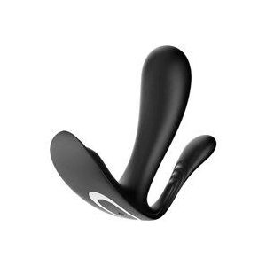 Satisfyer - Draagbare Vibrator met Anaal Stimulator TOP SECRET PLUS - zwart