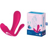 Satisfyer - Draagbare Vibrator met Anaal Stimulator TOP SECRET PLUS - roze