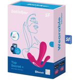 Satisfyer - Draagbare Vibrator met Anaal Stimulator TOP SECRET PLUS - roze