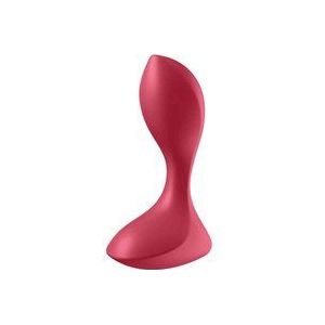 Satisfyer, anaalvibrator, anaalplug, 'Backdoor Lover', 11 cm, waterdicht, oplaadbaar, huidvriendelijke siliconen