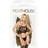 Penthouse - Sex Dealer lingerie setje - Zwart