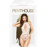 Penthouse Lingerie Toxic Powder - Erotische Body - Maat S/M - Wit