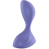 Satisfyer, plug anal Bluetooth, Satisfyer 'Sweet Seal Connect App', avec application, en silicone, étanche, couleur:violet