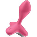 Satisfyer Sunray Luchtdruk + G-spot Vibrator - berry rood