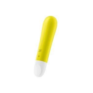 Satisfyer, mini vibromasseur, « Ultra Power Bullet 1 », 10,5 cm, étanche, rechargeable, silicone médical, couleur:jaune