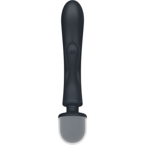 Satisfyer TRIPLE Lover massagekop en vibrator grey 23,8 cm