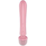 Satisfyer - Triple Lover - 2-in-1 Wand en Rabbit Vibrator - Roze