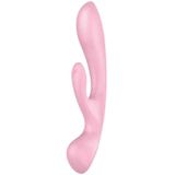 Satisfyer Triple Oh - Rabbit Vibrator light blue