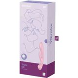 Satisfyer Triple Oh - Rabbit Vibrator light blue