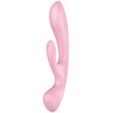 Satisfyer Triple Oh - Rabbit Vibrator pink