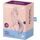 Satisfyer 'Vulva Lover 1', 12 cm, drukgolfvibrator, 2:1 drukgolven en vibratie, kleur:Lila