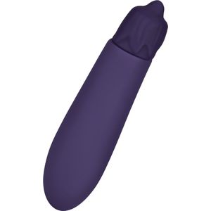 EIS, vibrator, aubergine minivibrator, 12 cm, waterdicht, huidvriendelijke siliconen