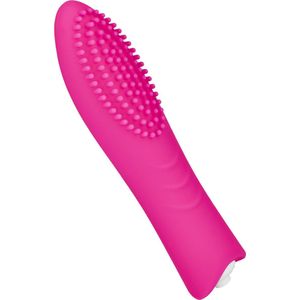 EIS, vibrator, noppen siliconen minivibrator, 12,5 cm, waterdicht, huidvriendelijke siliconen