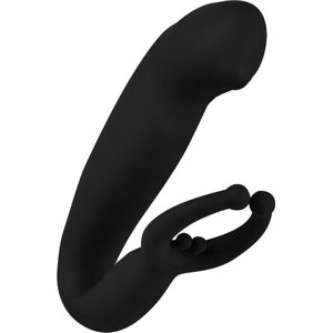 EIS, vibrator, 'Anale vibrator met penisring 13 cm', prostaatstimulator, waterdicht, oplaadbaar, huidvriendelijk siliconen