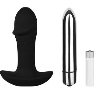 EIS, vibrator, 'natuurlijke anale vibrator, 9,9 cm', waterdicht, huidvriendelijke siliconen
