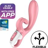 Satisfyer 'Hug Me', 21 cm, met app, 2 motoren, flexibele, ergonomische clitorisstimulator