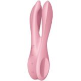 Satisfyer 'Treesome 1', 14 cm, oplegvibrator, 3 motoren, stimulatie van schaamlippen en clitoris