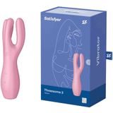 Satisfyer THREESOME 3 Multi Vibrator met 3 voelsprieten - roze