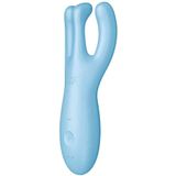 Satisfyer, vibrator, oplegvibrator, 'Treesome 4', 14 cm, met app, 3 motoren, voor stimulatie van clitoris en schaamlippen