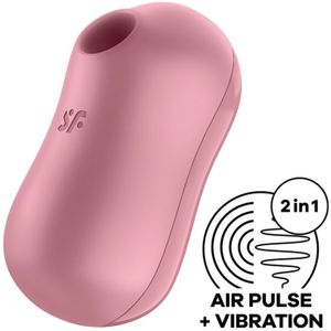 Satisfyer Cotton Candy - luchtdruk clitorisstimulator (koraal)