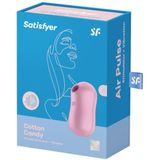 Satisfyer 'Cotton Candy', 8,5 cm, drukgolven en trillingen, speels design