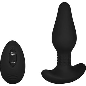 EIS, vibrator, 'XXL siliconen anaal vibrator', 10 programma's, waterdicht (IPX7), zwart