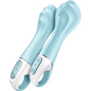Satisfyer, vibrator, G-spot vibrator, 'Air Pump Vibrator 5 Connect App', 20 cm, met app, opblaasbaar