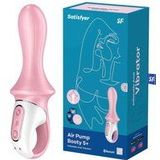 Satisfyer, vibrator, anaal vibrator, Air Pump Booty 5 Connect App', 18 cm, met app, opblaasbaar