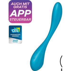 Satisfyer G-SPOT FLEX 5+ vibrator Petrol 19,5 cm