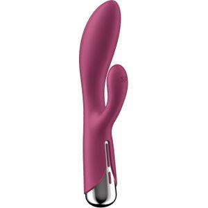 Satisfyer - Spinning Rabbit 1 - Roterende en Vibrerende Rabbit Vibrator - Tarzan Vibrator - Rood