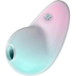 SATISFYER PIXIE DUST CLITORALER DOUBLE AIR PULSE VIBRATOR VIOLETT UND ROSA 1UN