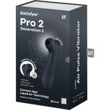 Satisfyer Sexuelle Gesundheit Pro 2 Generation 3 Black Bluetooth & App